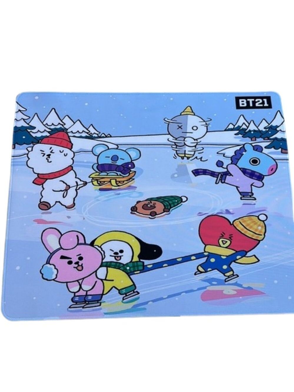 BT21 Line Friends Gaming Keyboard Mouse Pad Cartoon Pc‎ Laptops Desk New
